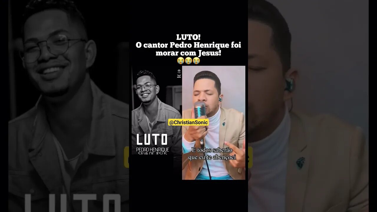 #Luto Cantor Pedro Henrique Descansa No SenhorðŸ˜ðŸ–¤