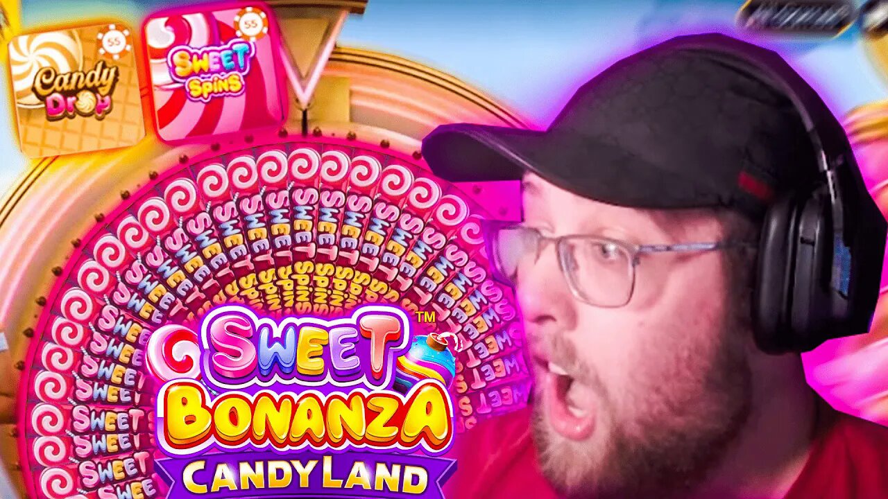 MY BIGGEST SWEET BONANZA CANDYLAND WIN! (LIVE GAME SHOW)