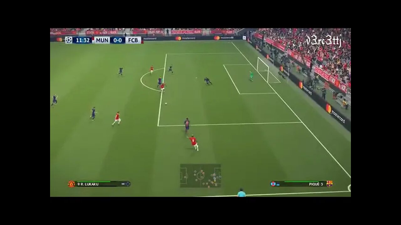 PES 2018 Manchester United vs Barcelona UEFA Champions League Final