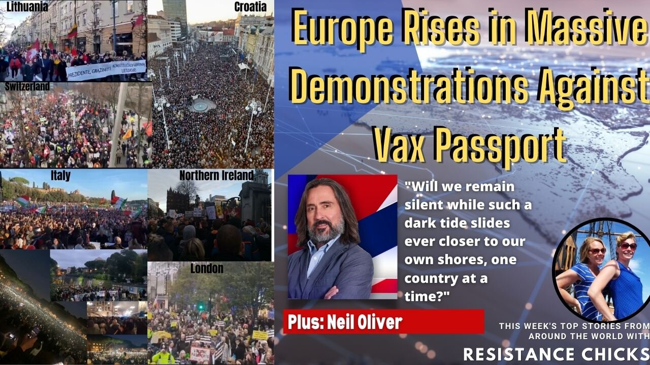 Europe Rises in Massive Demonstrations Against Vax Passport Top World News 11/21/2021