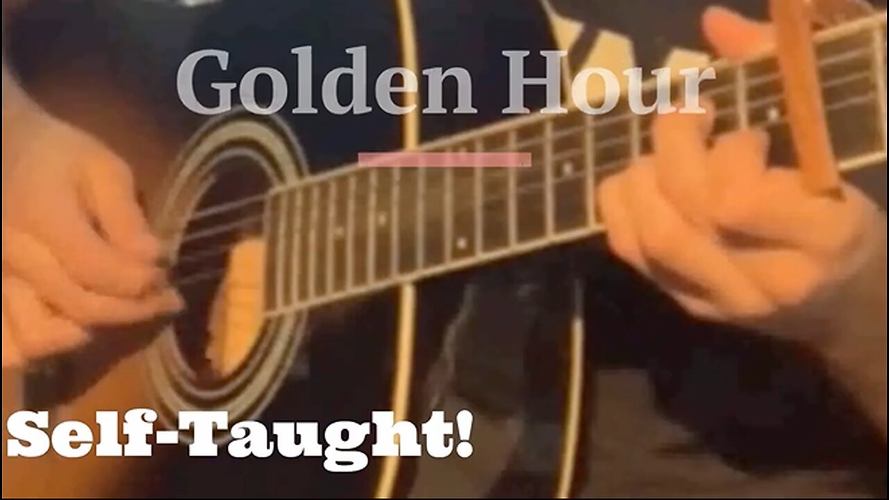 Golden Hour - JVKE (Fingerstyle guitar cover) INSANE ENDING!