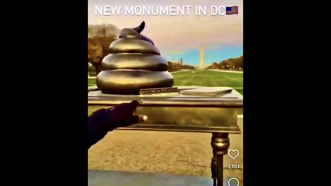 NEW MONUMENT IN D.C. - YOU CAN'T MAKE THIS SH*T UP!