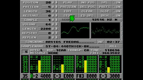 Atari ST Protracker Mods - Arvids Fredag