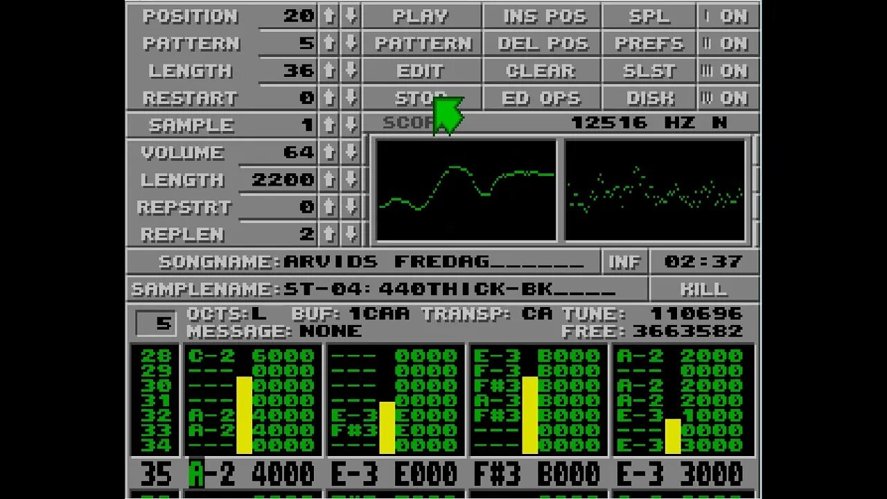 Atari ST Protracker Mods - Arvids Fredag