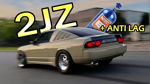 2JZ 180SX UNKNOWN HP?! - ANTILAG STREET PULLS