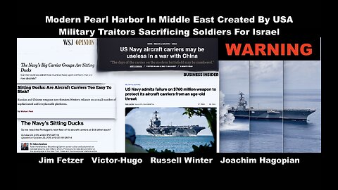 Modern Pearl Harbor In Middle East Created By USA Military Traitors Sacrificing Soldiers For Israel