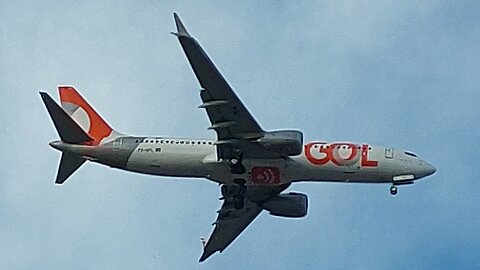 Boeing 737 MAX 8 PS-GPL coming from Salvador to Fortaleza