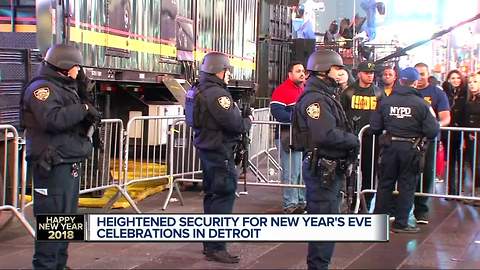 New Year's Eve security in Detroit