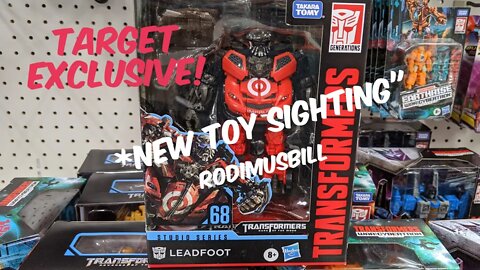 Studio Series LEADFOOT Deluxe Figure(#68)Target Exclusive*New Toy Sighting*(See link in description)