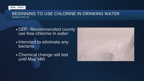 Charlotte County to use Chlorine in Drinking Water