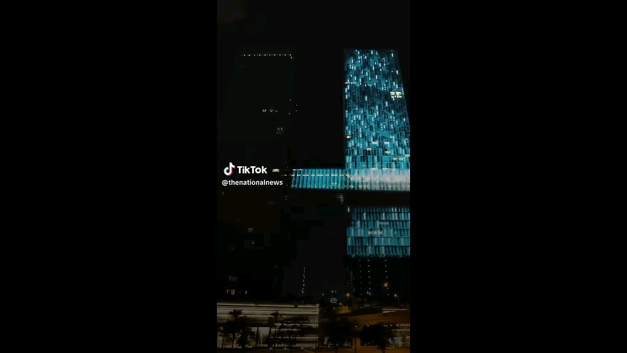 Amazing Light Show in Dubai