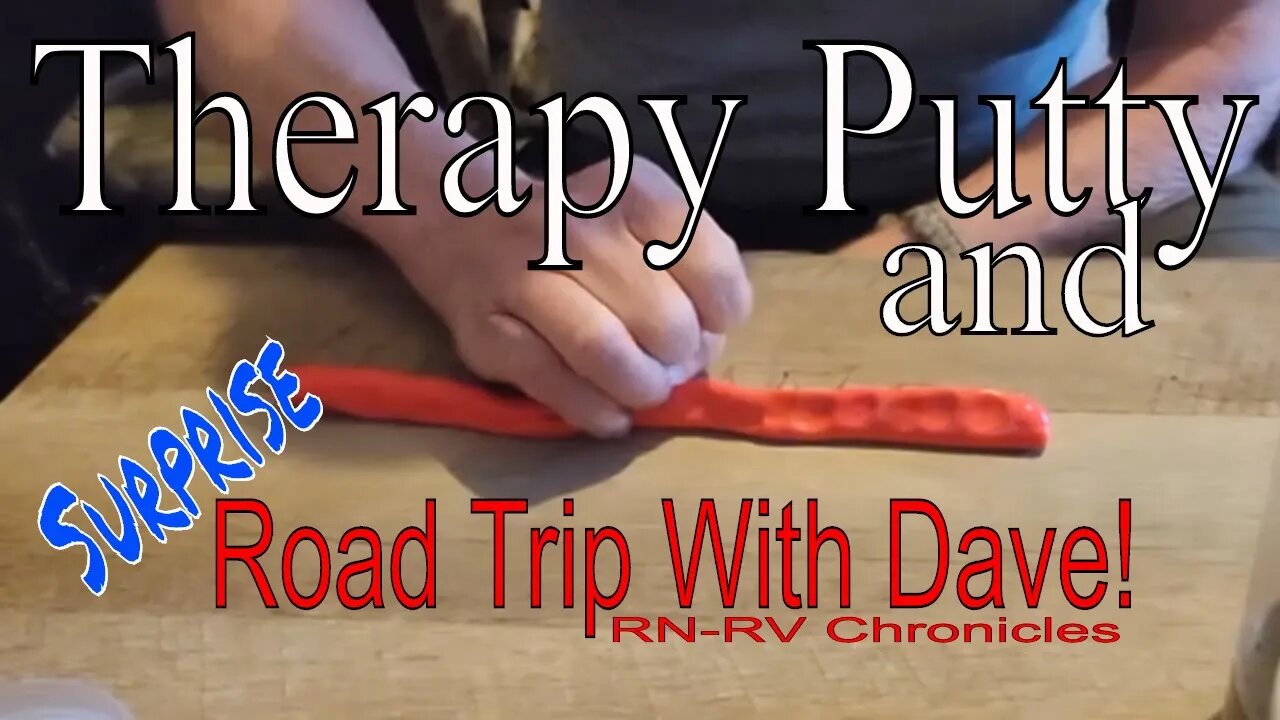 Home Stroke Recovery -Ep 40 - Therapy Putty + Quick Cabela's Road Trip