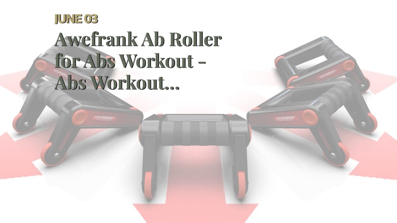 Awefrank Ab Roller for Abs Workout - Abs Workout Equipment for Core Workout,Ab Wheel Roller for...