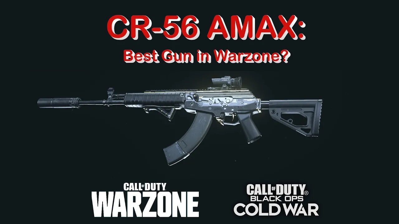 CR-56 AMAX: Best Gun in Warzone? | Call of Duty: Black Ops Cold War/Modern Warfare Warzone #shorts