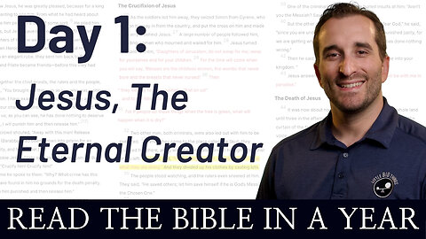 Day 1: Jesus, The Eternal Creator - Read the Bible in a Year - NIV