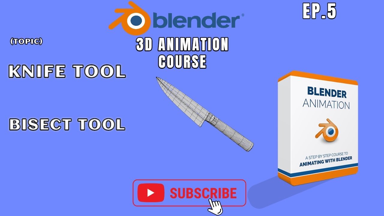 Blender 3.5 Tutorial - 3D Animation Course - Episode 5 By (KUKRI) In Hindi/Urdu