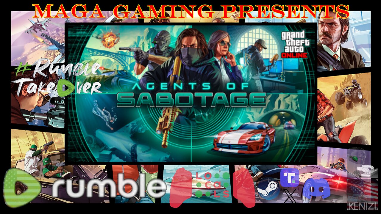 GTAO - Agents of Sabotage Week: Sunday w/ GamingChad, UnfoldingJoker, Takumi