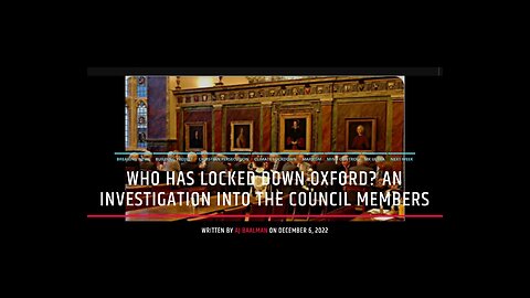 Who Has Locked Down Oxford? An Investigation Into The Council Members