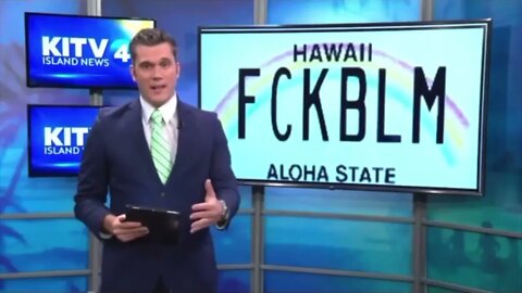 News Anchors Call FckBLM License Plate Offensive