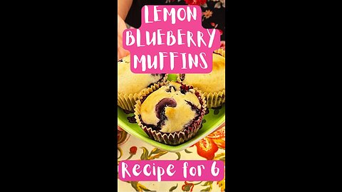 Lemon Blueberry Muffins 🍋🫐😋 #vegan #veganrecipes #easy #udtarasoiya #delicious #breakfast