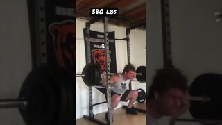 380 lbs squat top set and PR #shorts