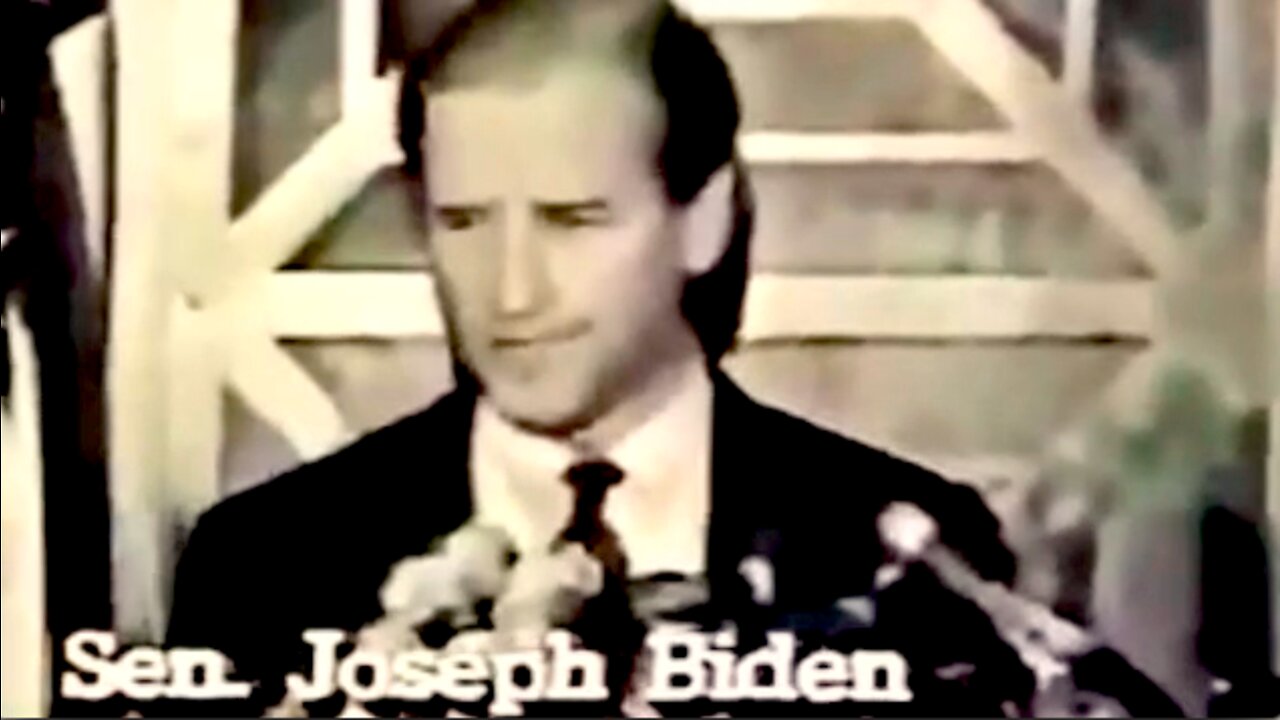 Rare Footage || Joe Biden In 1987 !!