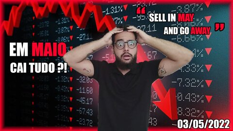 Sell In May And Go Away! Agora Vai Cair?! Análise Bitcoin 03/05/2022