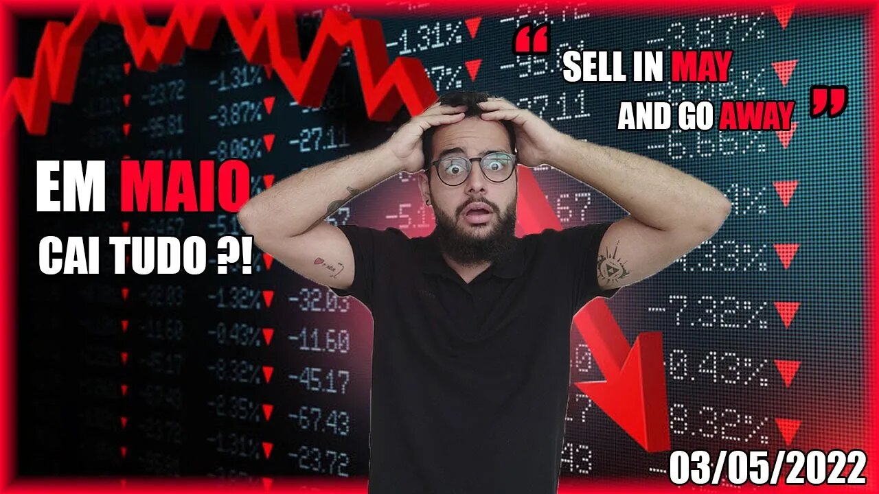 Sell In May And Go Away! Agora Vai Cair?! Análise Bitcoin 03/05/2022