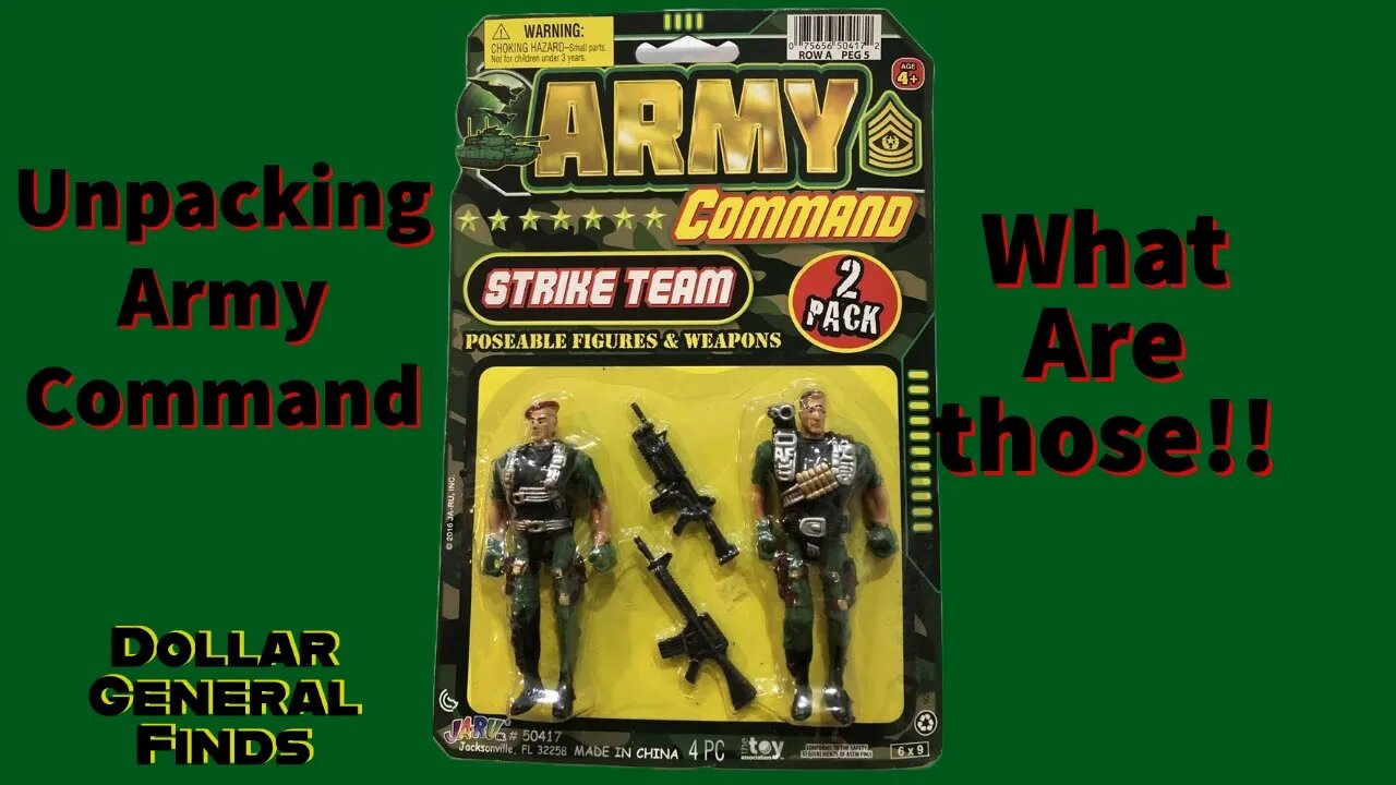 Unboxing Army Command Assualt Team Dollar Gen. Pickups