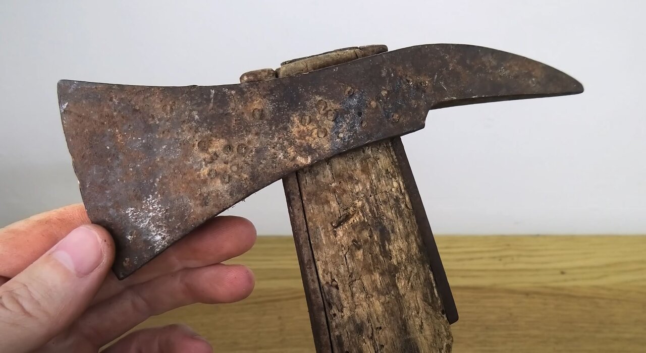 Restoration of Antique Firefighter Axe