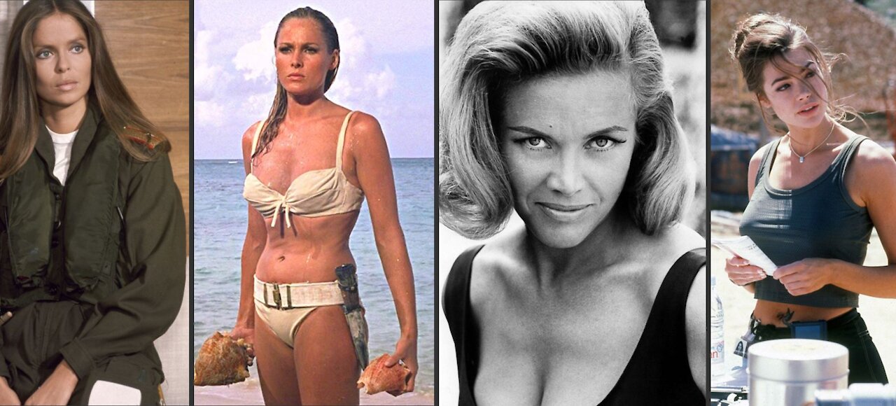 JAMES BOND GIRLS Then and Now 1962 - 2019 Name & Age