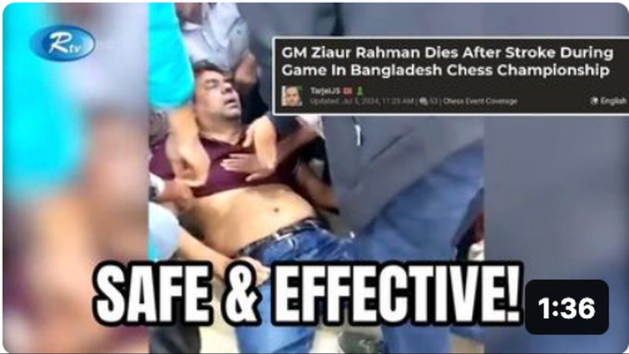 CHECKMATE! GRANDMASTER DIES DURING MATCH!