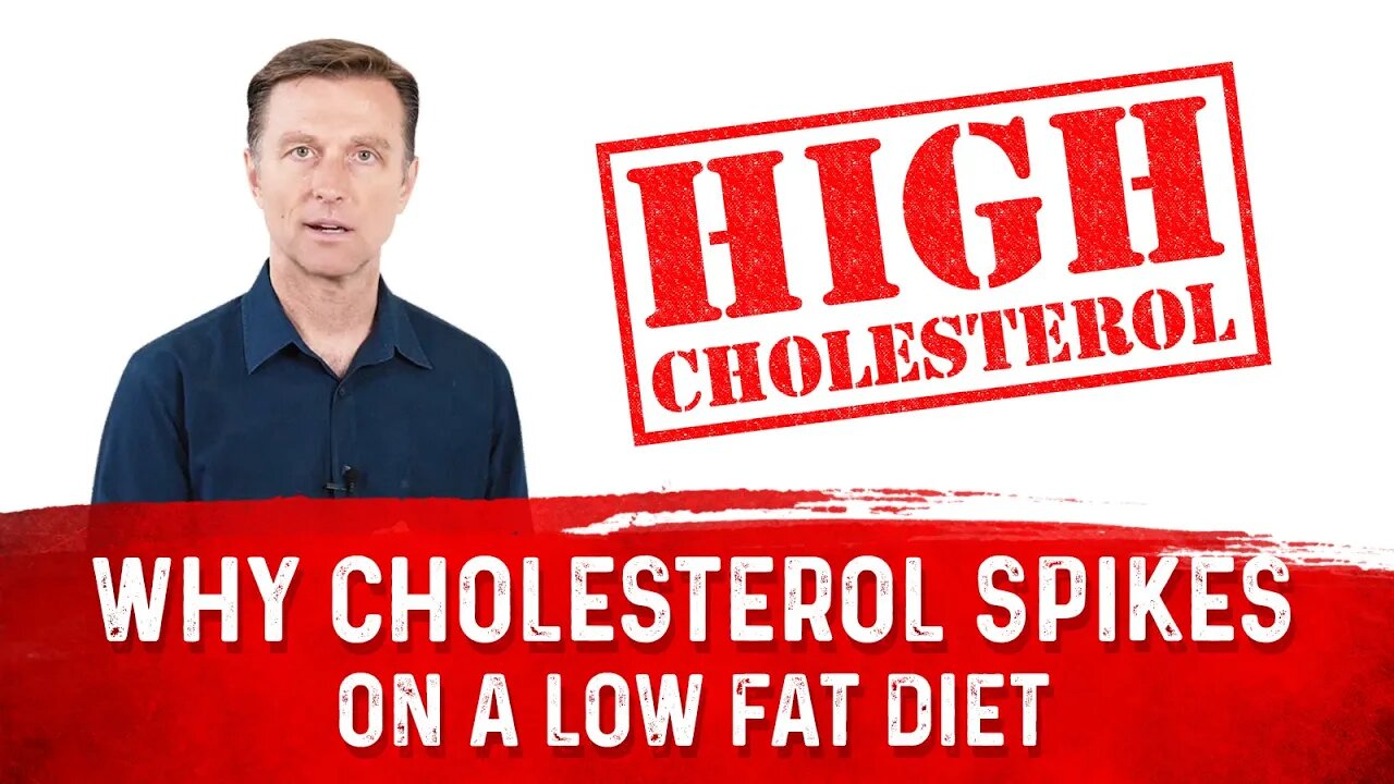 Why Cholesterol Levels Spike on Low Fat & Cholesterol Diet – Dr. Berg