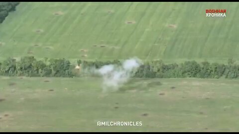 T-72B1 of the People's Militia of the DPR in action