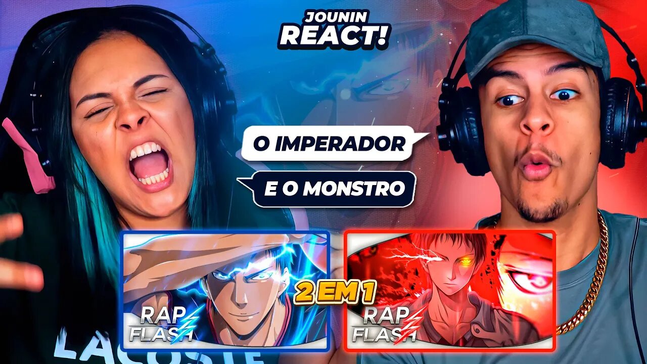 2 EM 1 FLASH BEATS | Rap do Akashi e Rap do Aomine | [React Rap Nerd] 🔥