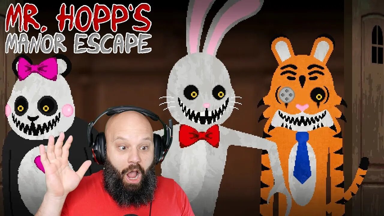 Mr. Hopp's "Playhouse" Manor Escape - Very Hard Mode - Front Door Ending!