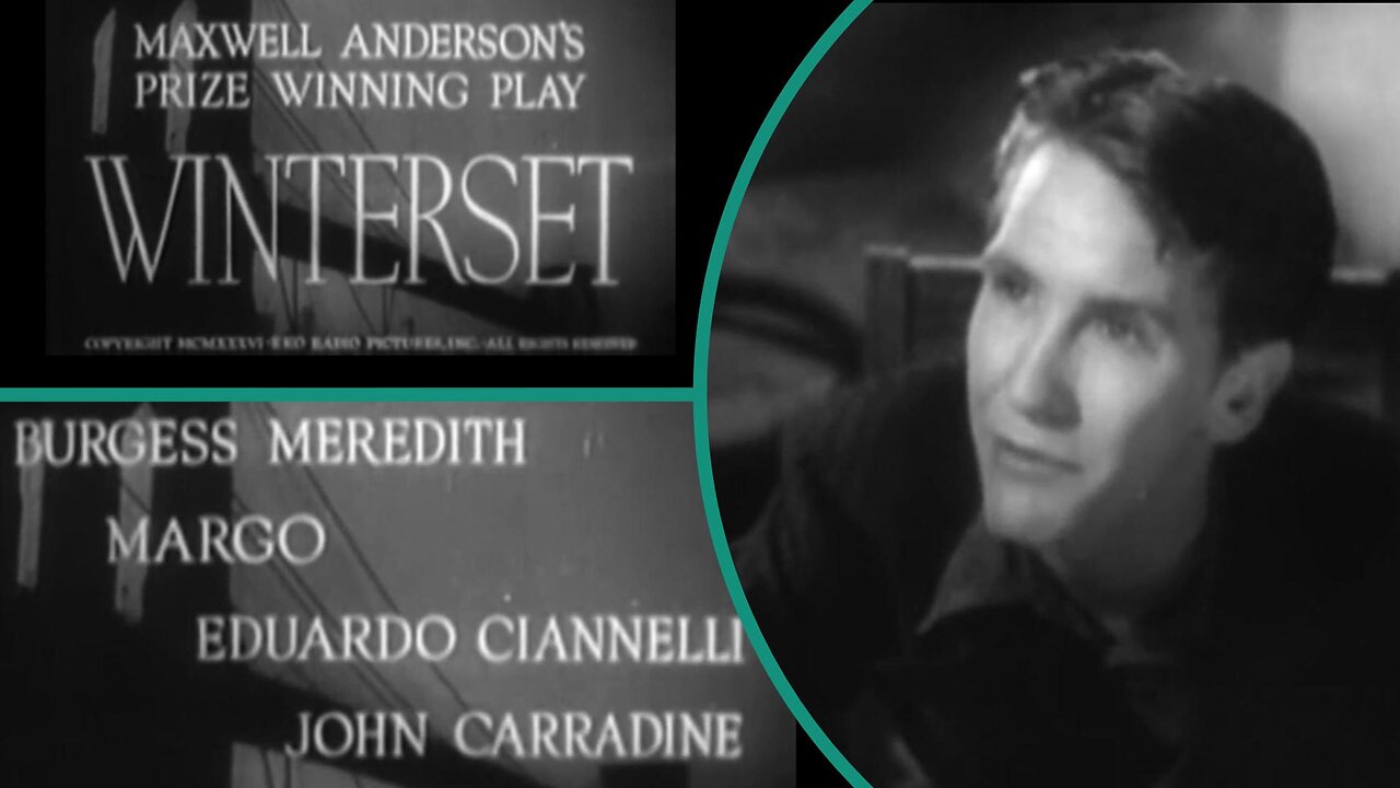 Burgess Meredith | Winterset (1936) | Full Movie