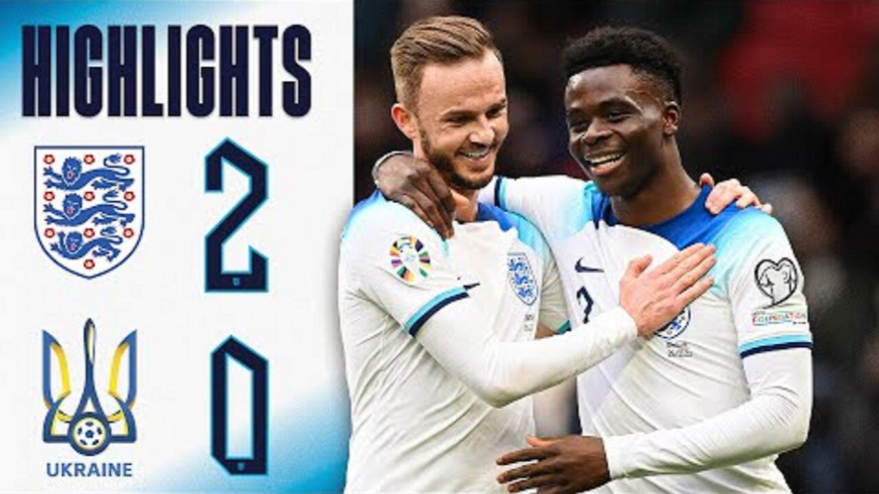 England 2-0 Ukraine | Bukayo Saka Stunner Makes It Two Wins From Two | Highlights