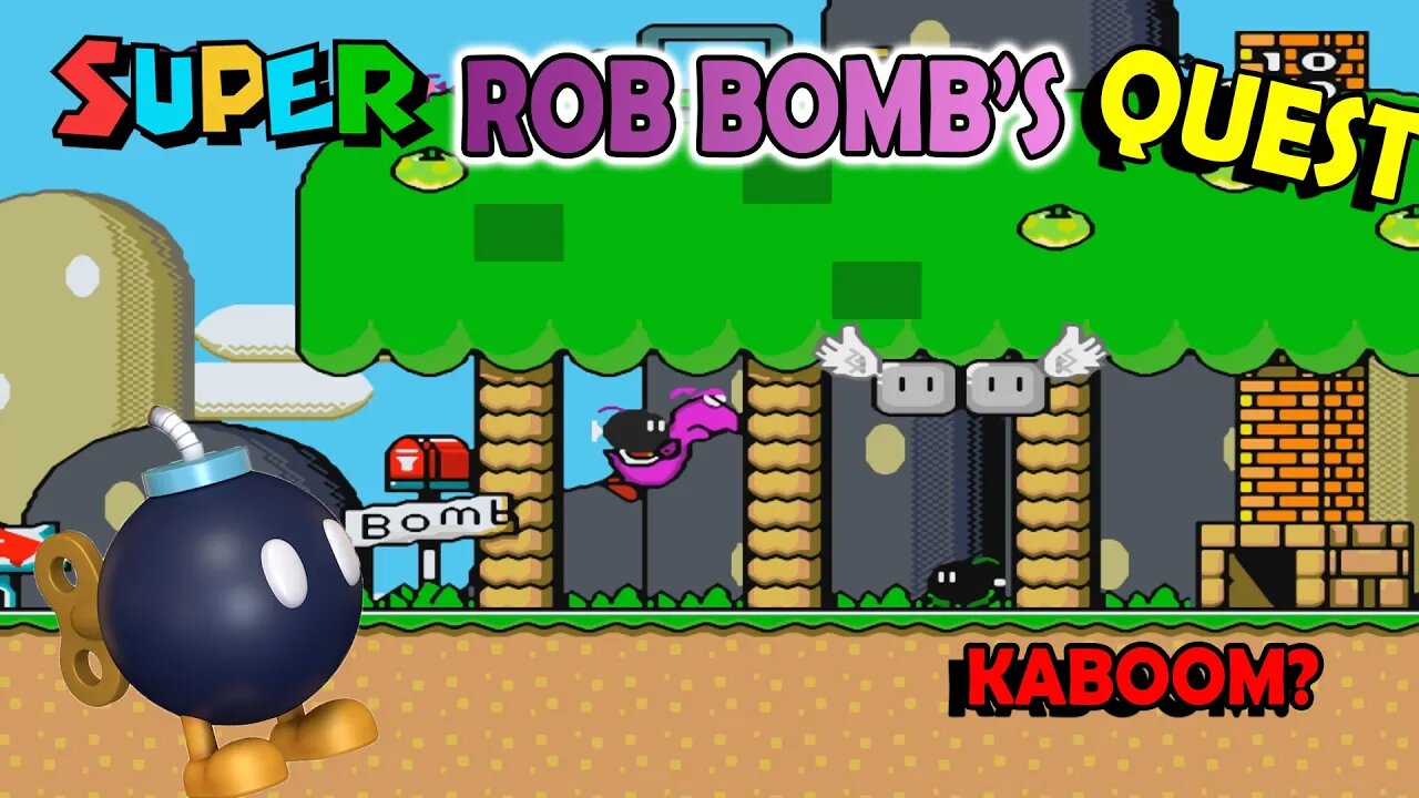 Super Rob's Bomb Quest A bomba do Super Mario World