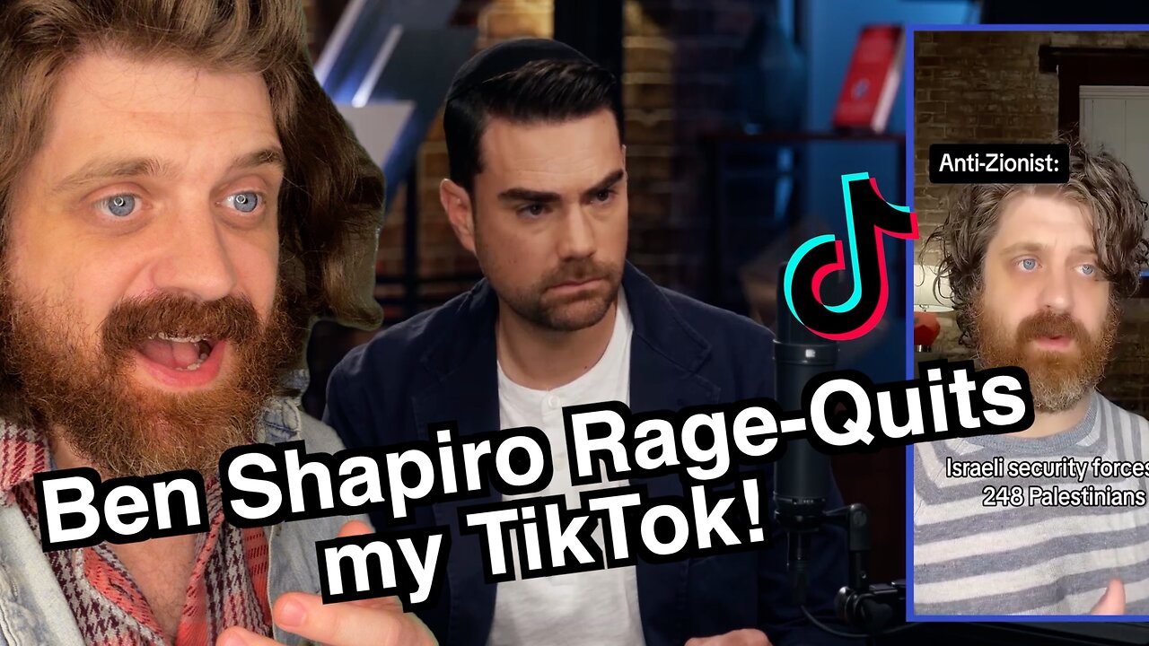 BEN SHAPIRO RAGE-QUITS MY TIKTOK!