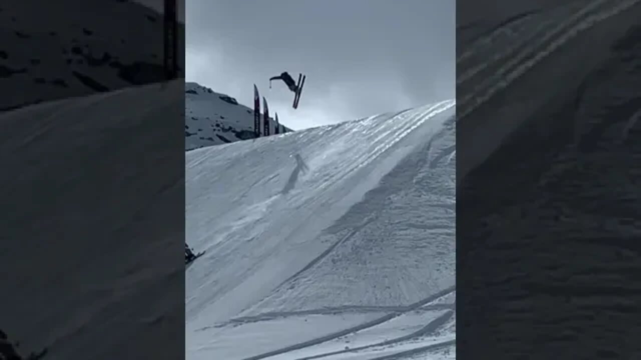 St.Moritz Snowpark #switzerland #travelshorts #stmoritz #ski #snowboard