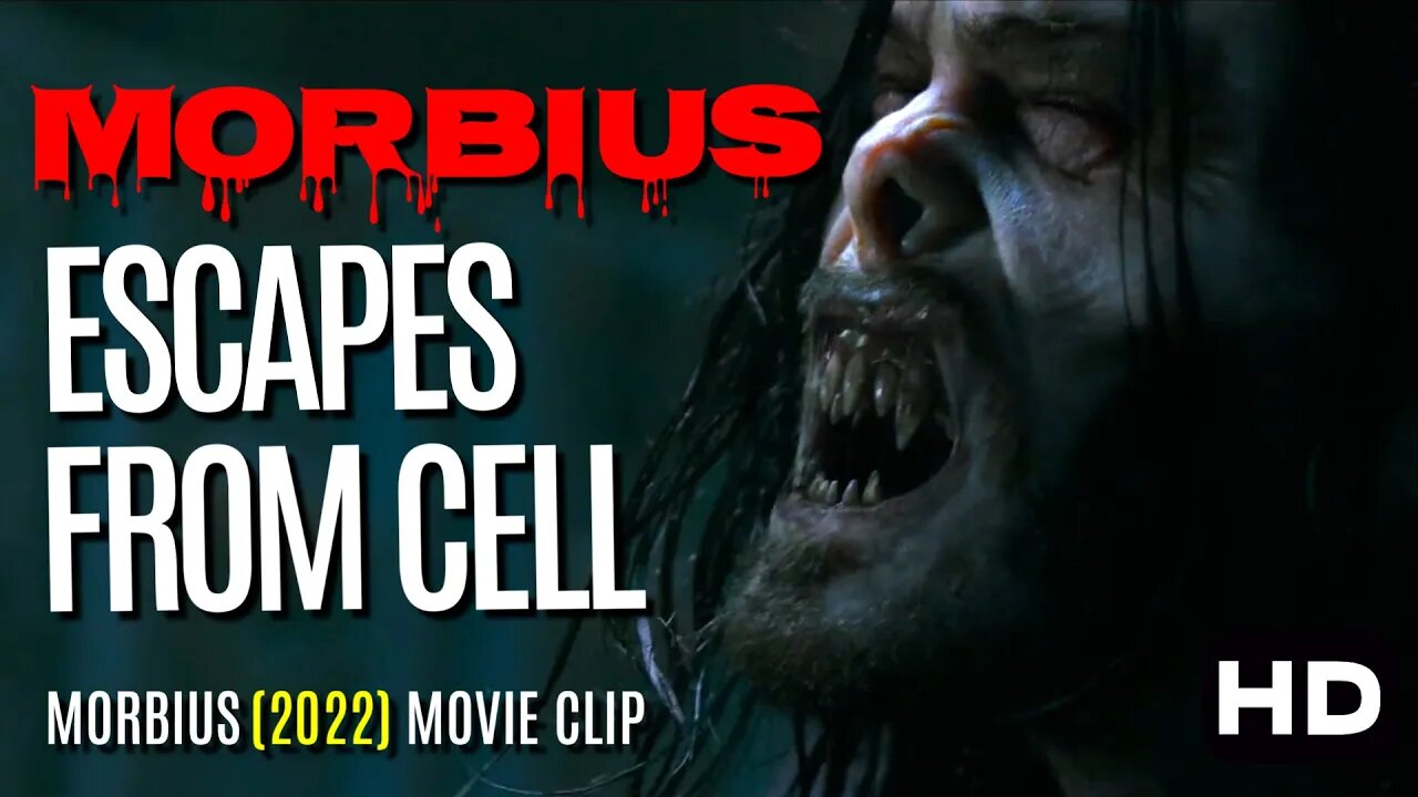 Morbius (2022) | Desperate Escape From Jail Cell | Movie Clip