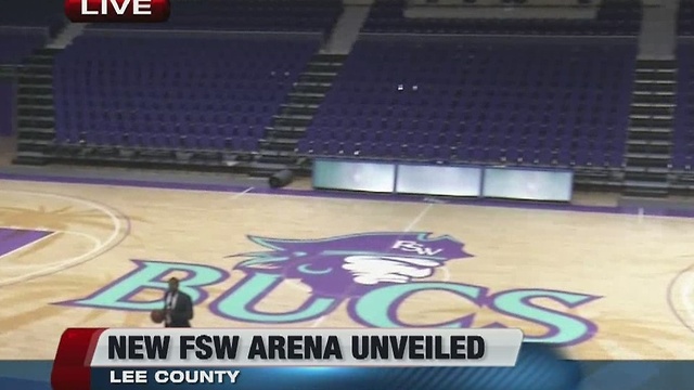 New basketball arena opens on FSW campus - 7am live shot