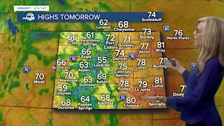 Nice and warm this weekend, cold front next week for Denver