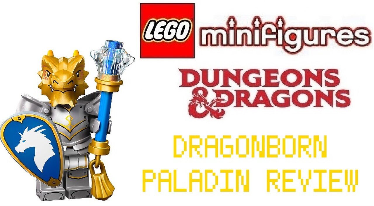 Lego Dungeon and Dragons Minifigures Dragonborn Paladin Review