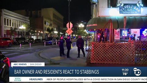 Reaction to downtown San Diego stabbings