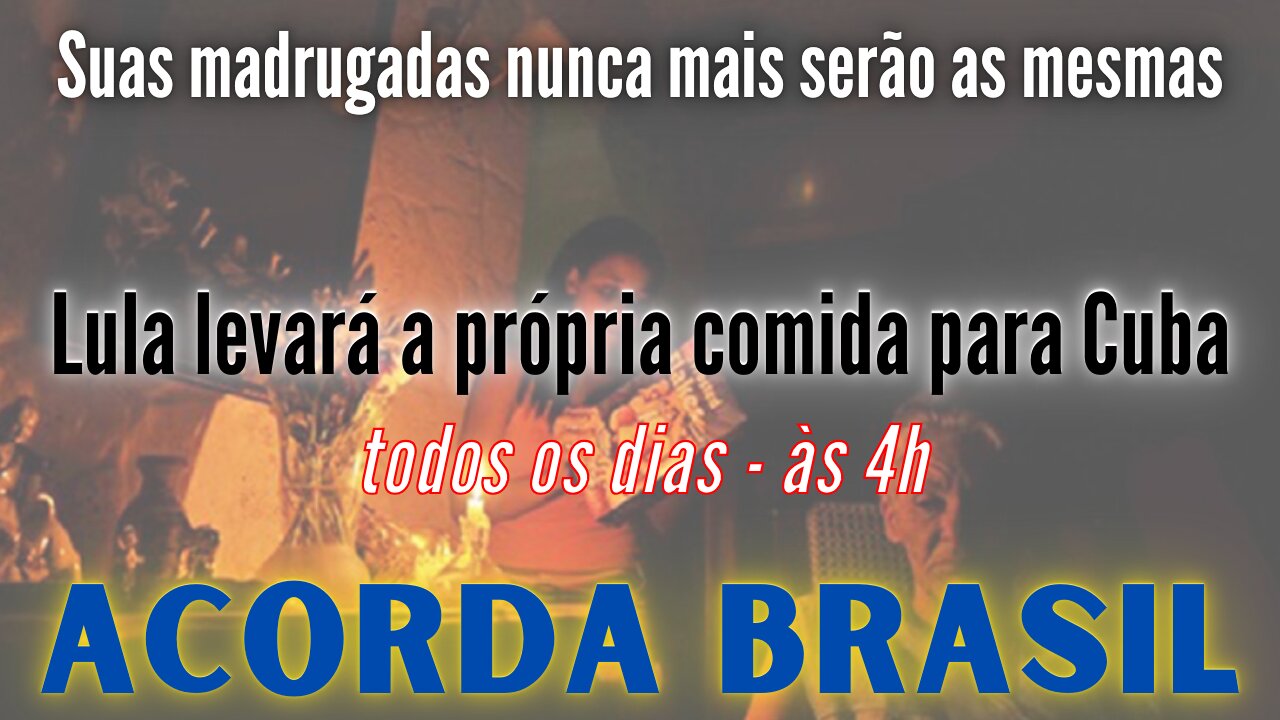 Brasil levará comida para a delegação que vai para Cuba