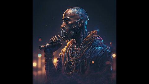 AI Depicts Dystopian Tupac Shakur