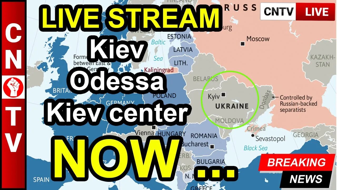 🔴 Russian/Ukraine conflict LIVE CAMERA from Kyiv - Lviv - Kharkiv - Odessa