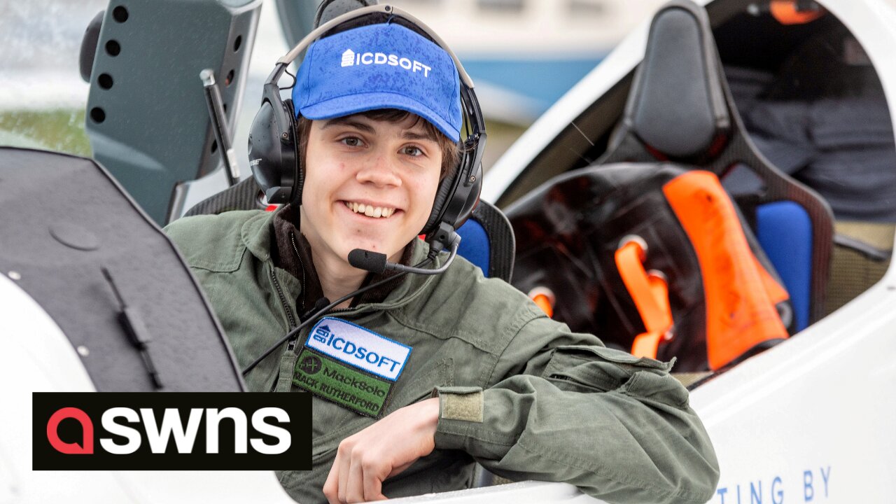 British schoolboy bids to become the youngest person to fly around the world solo